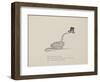 Snake Wearing a Hat From a Collection Of Poems and Songs by Edward Lear-Edward Lear-Framed Premium Giclee Print