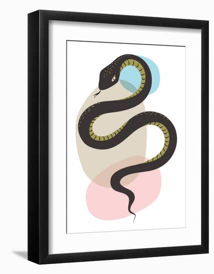 Snake-Ayse-Framed Art Print