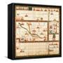 Snakes and Ladders, the Path to Heaven or Hell, Mid 18th Century-null-Framed Stretched Canvas