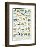 Snakes-null-Framed Art Print