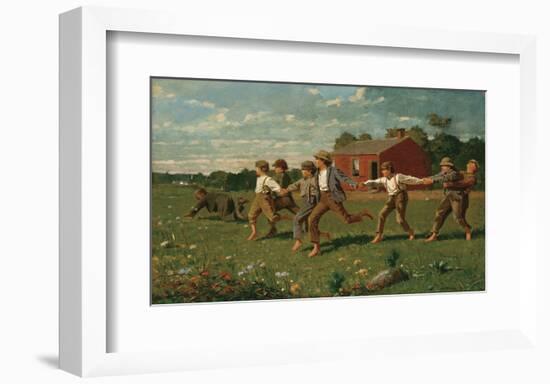 Snap the Whip, 1872-Winslow Homer-Framed Art Print