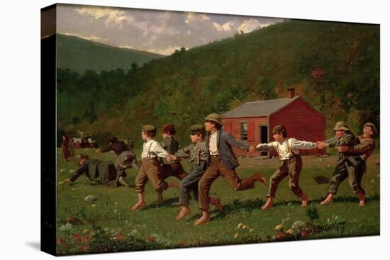 Snap the Whip, 1872-Winslow Homer-Stretched Canvas