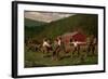 Snap the Whip, 1872-Winslow Homer-Framed Giclee Print