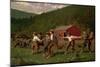 Snap the Whip, 1872-Winslow Homer-Mounted Giclee Print