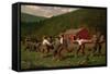 Snap the Whip, 1872-Winslow Homer-Framed Stretched Canvas