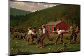 Snap the Whip, 1872-Winslow Homer-Mounted Giclee Print
