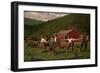 Snap the Whip, 1872-Winslow Homer-Framed Premium Giclee Print