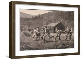 Snap-The-Whip', September 20, 1873-Winslow Homer-Framed Giclee Print