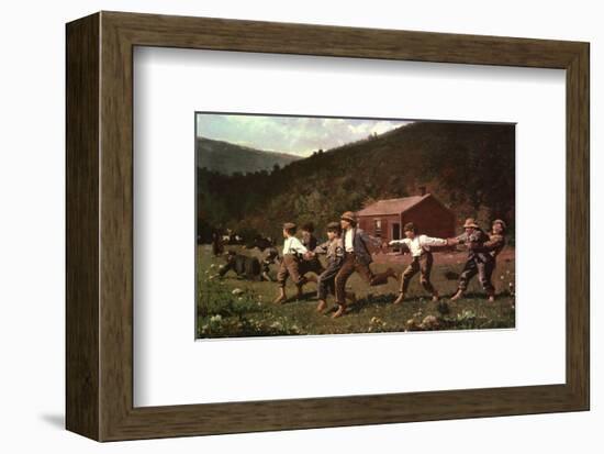 Snap the Whip-Winslow Homer-Framed Art Print