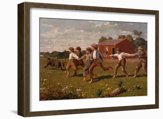 Snap the Whip-Winslow Homer-Framed Giclee Print