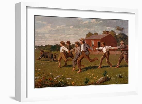 Snap the Whip-Winslow Homer-Framed Giclee Print