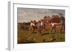 Snap the Whip-Winslow Homer-Framed Giclee Print