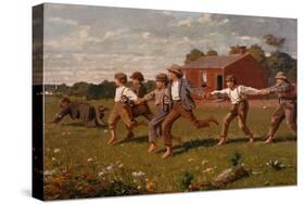 Snap the Whip-Winslow Homer-Stretched Canvas
