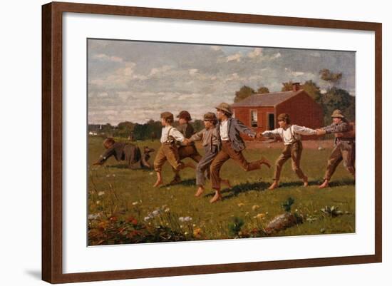 Snap the Whip-Winslow Homer-Framed Giclee Print