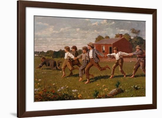 Snap the Whip-Winslow Homer-Framed Giclee Print