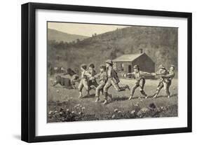 Snap the Whip-Winslow Homer-Framed Giclee Print