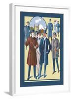 Snappy Dressers on a Sunny Afternoon-null-Framed Art Print