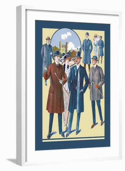 Snappy Dressers on a Sunny Afternoon-null-Framed Art Print