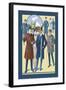 Snappy Dressers on a Sunny Afternoon-null-Framed Art Print