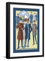 Snappy Dressers on a Sunny Afternoon-null-Framed Art Print