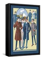 Snappy Dressers on a Sunny Afternoon-null-Framed Stretched Canvas