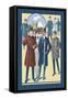 Snappy Dressers on a Sunny Afternoon-null-Framed Stretched Canvas