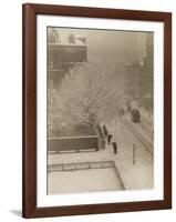 Snapshot From My Window, New York, 1907-Alfred Stieglitz-Framed Art Print