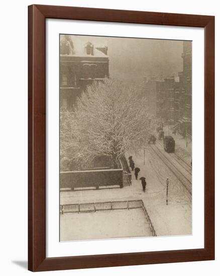 Snapshot From My Window, New York, 1907-Alfred Stieglitz-Framed Art Print