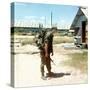 Snapshot of an Army Soldier in Vietnam, Ca. 1970-null-Stretched Canvas