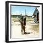Snapshot of an Army Soldier in Vietnam, Ca. 1970-null-Framed Photographic Print