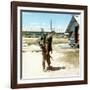 Snapshot of an Army Soldier in Vietnam, Ca. 1970-null-Framed Photographic Print