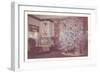 Snapshot of Christmas Tree in Living Room-null-Framed Art Print