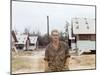 Snapshot of Us Army Soldier on Base in Vietnam, Ca. 1970-null-Mounted Premium Photographic Print