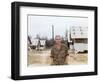 Snapshot of Us Army Soldier on Base in Vietnam, Ca. 1970-null-Framed Photographic Print