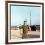 Snapshot of Us Army Soldier on Base in Vietnam, Ca. 1970-null-Framed Photographic Print