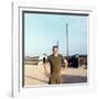 Snapshot of Us Army Soldier on Base in Vietnam, Ca. 1970-null-Framed Photographic Print