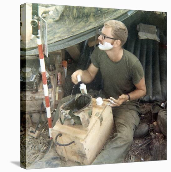 Snapshot of Us Soldier in Vietnam, Ca. 1970-null-Stretched Canvas
