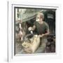 Snapshot of Us Soldier in Vietnam, Ca. 1970-null-Framed Photographic Print