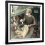 Snapshot of Us Soldier in Vietnam, Ca. 1970-null-Framed Photographic Print