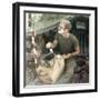 Snapshot of Us Soldier in Vietnam, Ca. 1970-null-Framed Photographic Print