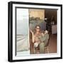 Snapshot of Vietnam War Soldier Relaxing on Base, Ca. 1970-null-Framed Photographic Print