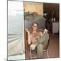 Snapshot of Vietnam War Soldier Relaxing on Base, Ca. 1970-null-Mounted Photographic Print