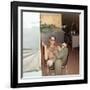 Snapshot of Vietnam War Soldier Relaxing on Base, Ca. 1970-null-Framed Photographic Print