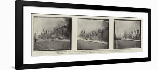 Snapshots Taken of the Burning Building During the Progress of the Fire-null-Framed Giclee Print