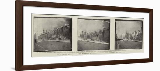 Snapshots Taken of the Burning Building During the Progress of the Fire-null-Framed Premium Giclee Print