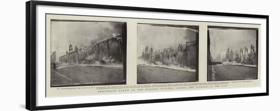 Snapshots Taken of the Burning Building During the Progress of the Fire-null-Framed Premium Giclee Print