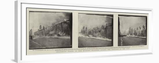 Snapshots Taken of the Burning Building During the Progress of the Fire-null-Framed Premium Giclee Print