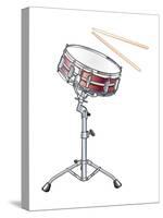 Snare Drum and Drumsticks, Percussion, Musical Instrument-Encyclopaedia Britannica-Stretched Canvas