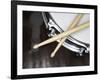 Snare Drum and Drumsticks-Roy McMahon-Framed Photographic Print