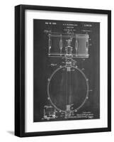 Snare Drum Instrument Patent-null-Framed Art Print